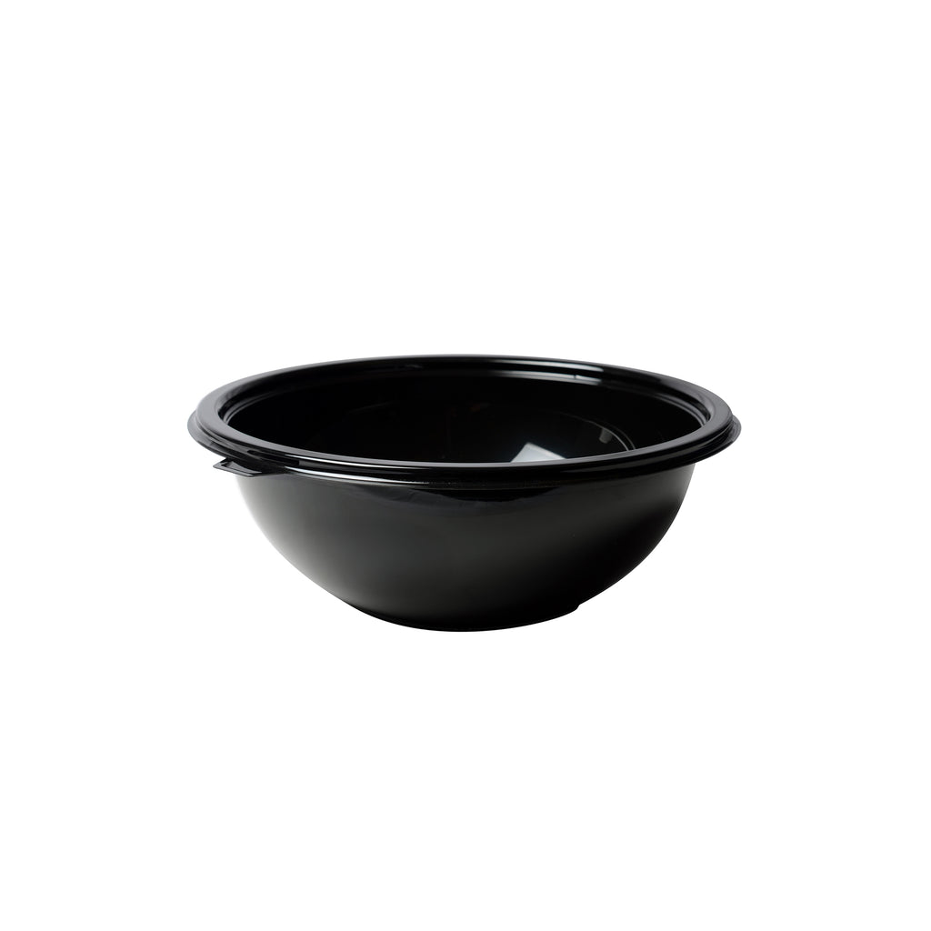 24oz. SALAD BOWL PET BLACK, WHITE
