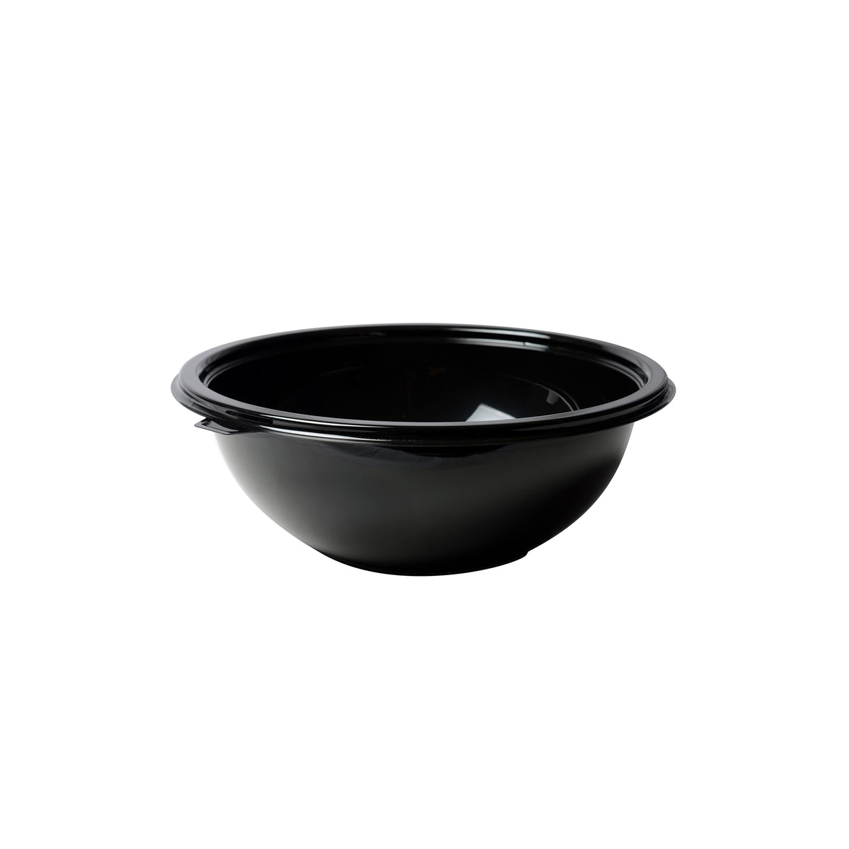 24oz. SALAD BOWL PET BLACK, WHITE