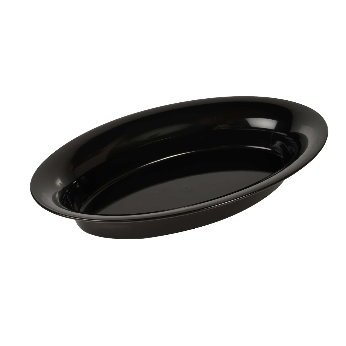 14" X 21" 250 oz. Oval Bowl, Black — Case of 20 (Item 3514D-BK)