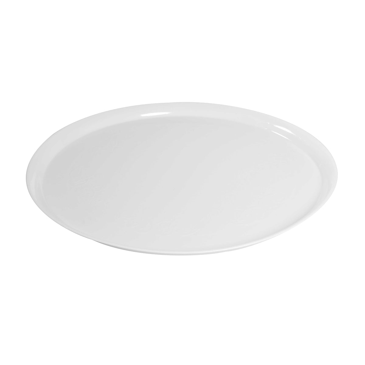 18" Supreme Round Tray, White — Case of 25 (Item 7801-WH)
