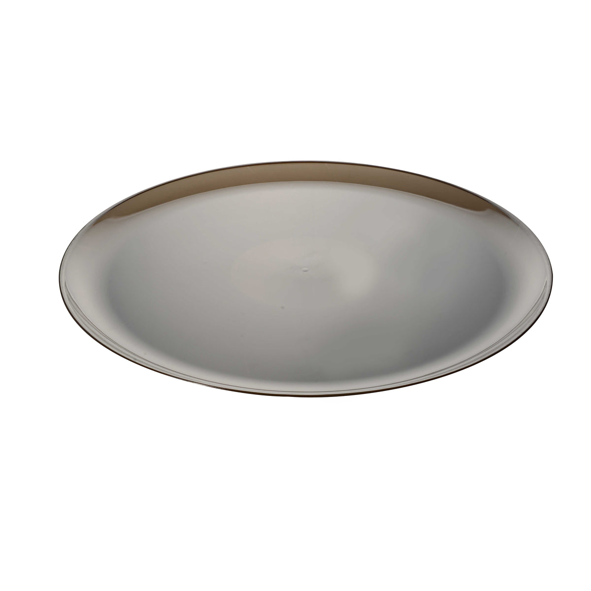 14" Classic Round Tray, Smoke — Case of 25 (Item 8401-SM)