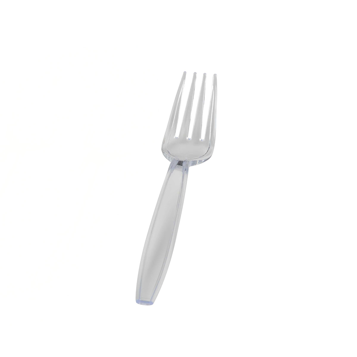 Extra Heavy Cutlery-Forks, Clear — Case of 1000 (Item 2523-CL)