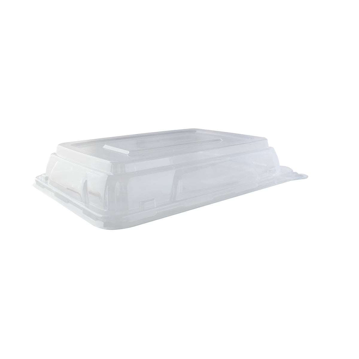9" X 13" Serving Tray Dome Lid PET, Clear — Case of 48 (Item 9293-L)