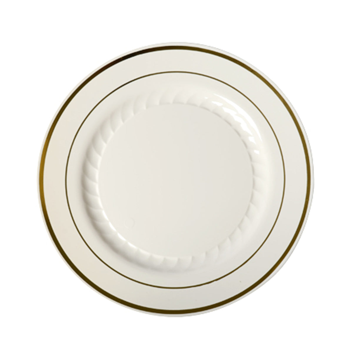 7.5" Plate, Bone — Case of 150 (Item 507-BO)