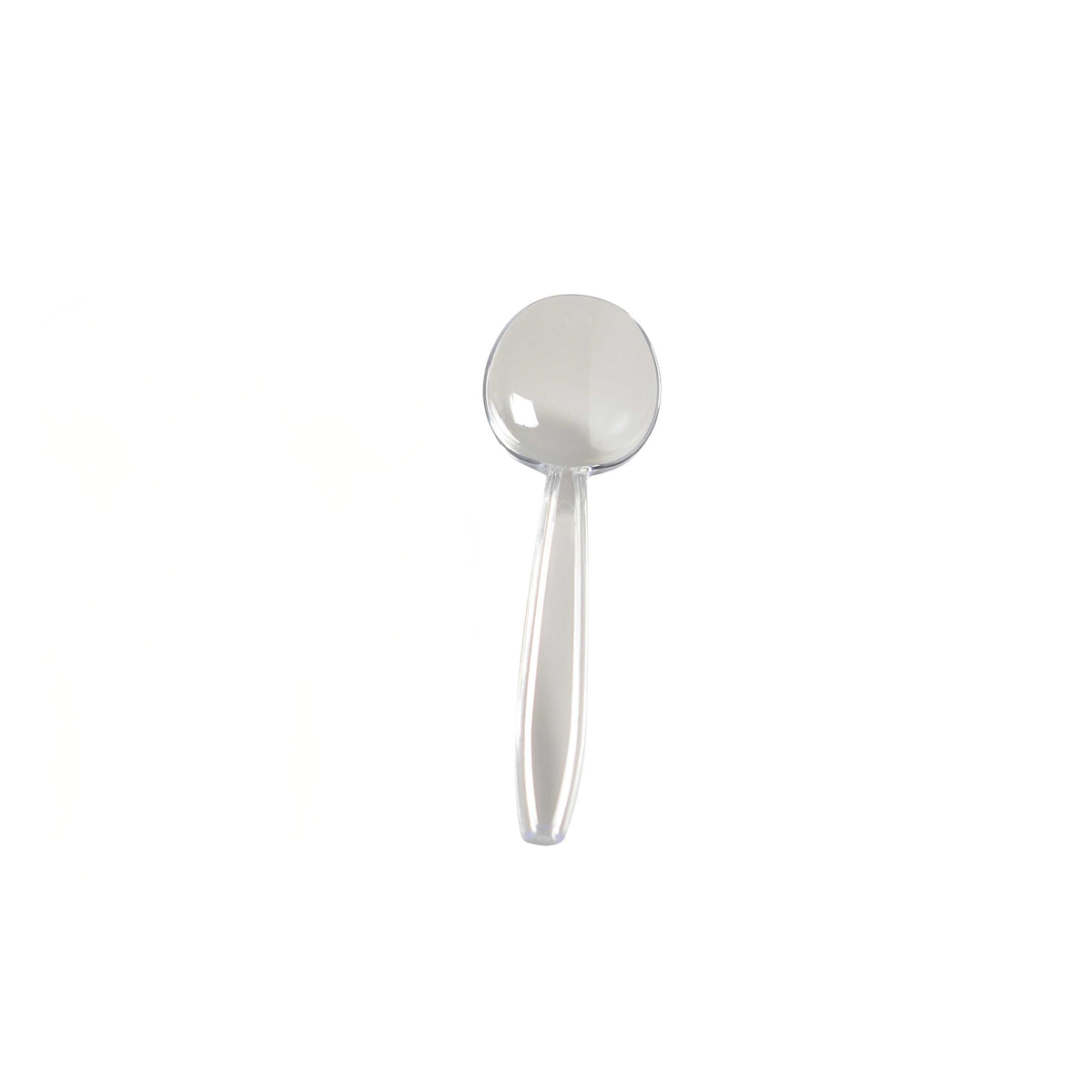 EXTRA HEAVY CUTLERY - SOUP SPOONS CLEAR, WHITE