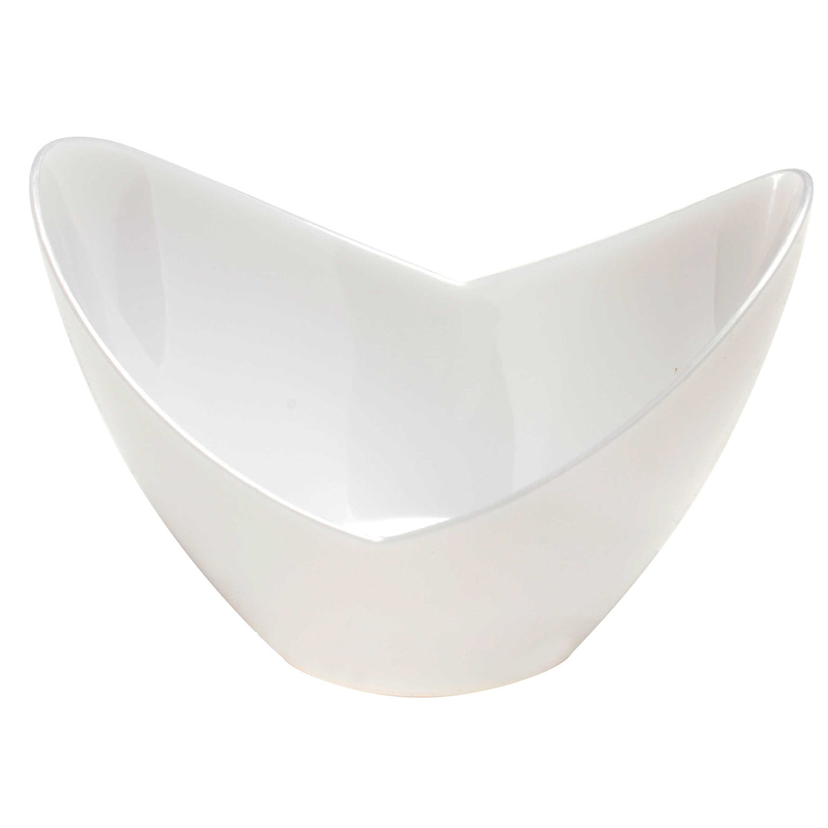 3.5" X 2.6" Tiny Tureens (Oval Bowl), White — Case of 240 (Item 6302-WH)