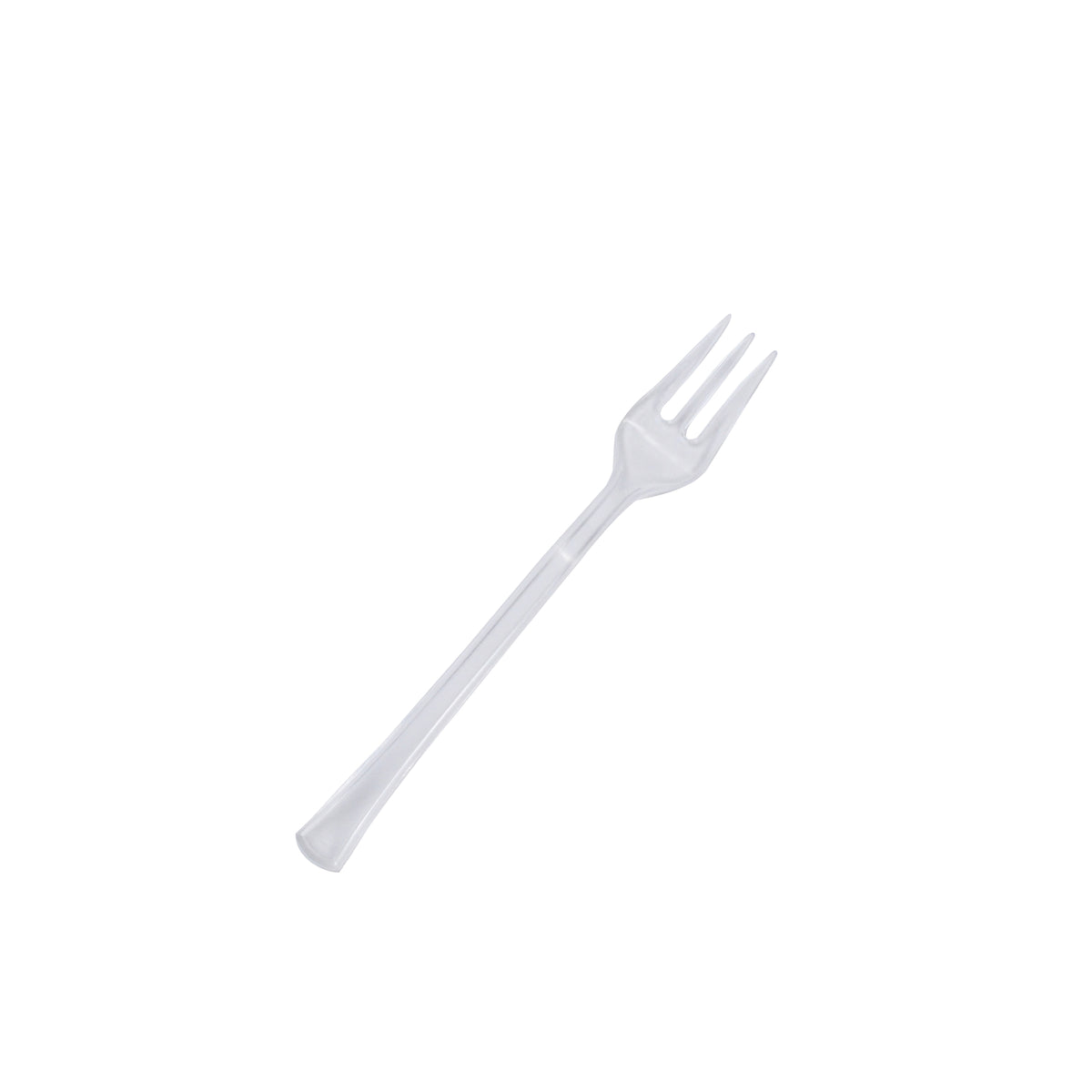 4" Tiny Tines (Forks), Clear — Case of 960 (Item 6500-CL)