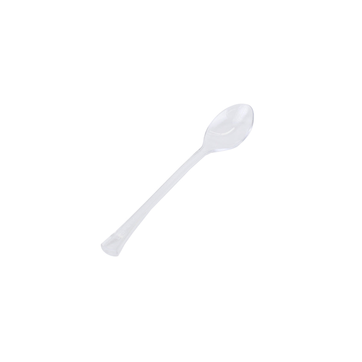 4" Tiny Tasters (Spoons), Clear — Case of 960 (Item 6501-CL)
