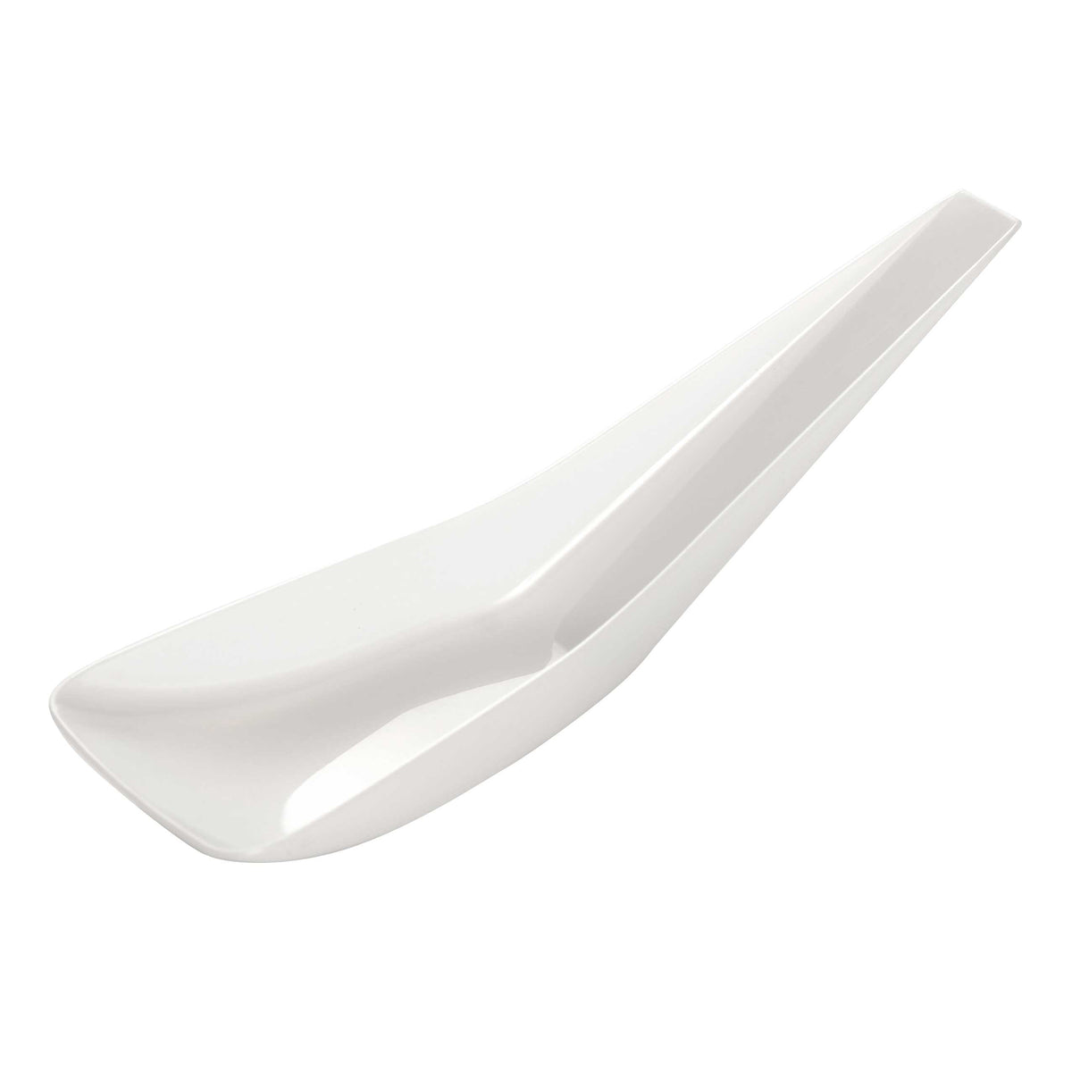 5" Tiny Tensils (Asian Spoon), White — Case of 200 (Item 6505-WH)