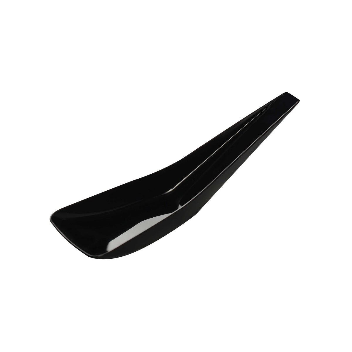 5" Tiny Tensils (Asian Spoon), Black — Case of 200 (Item 6505-BK)