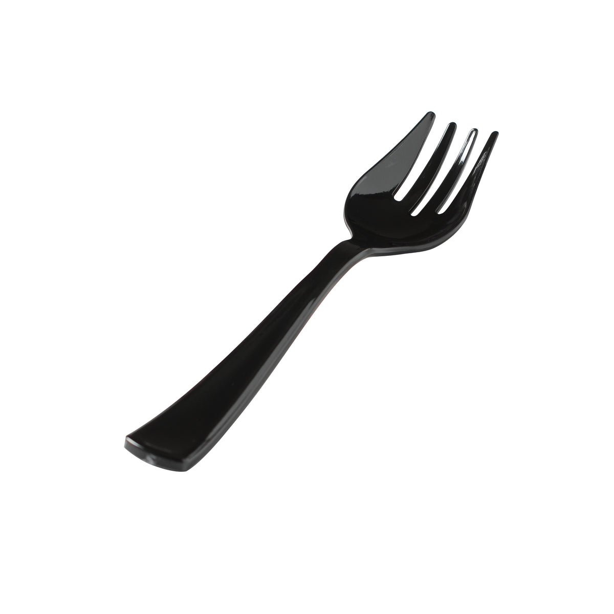 10" Extra Heavy Serving Fork, Black — Case of 100 (Item 3321-BK)