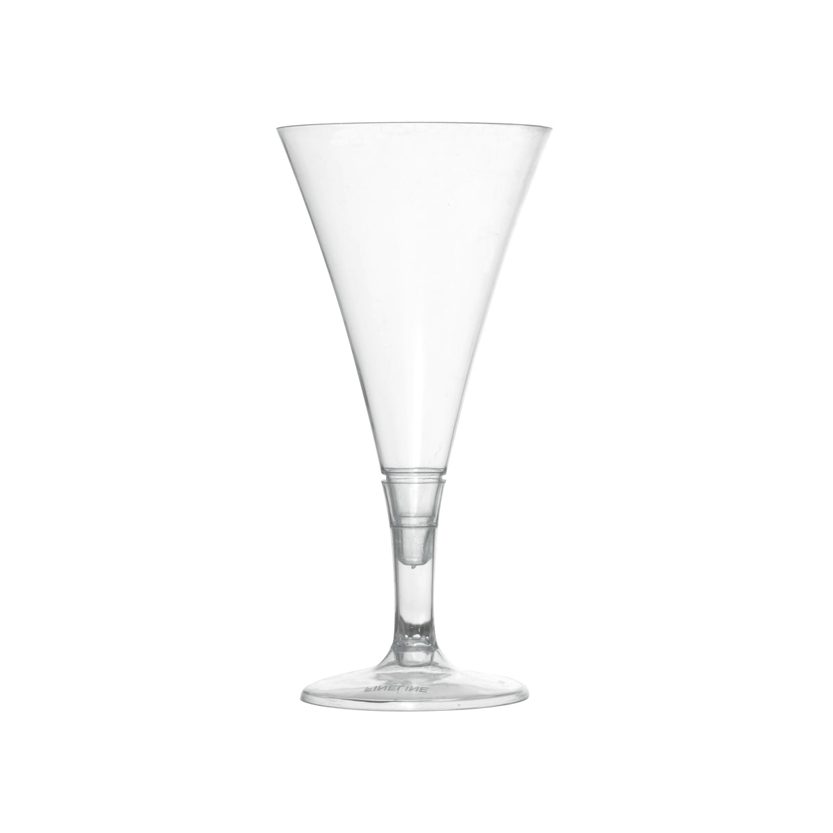 Tiny 2 Pc. Champagne Flute - 2 oz., Clear — Case of 120 (Item 6414-CL)