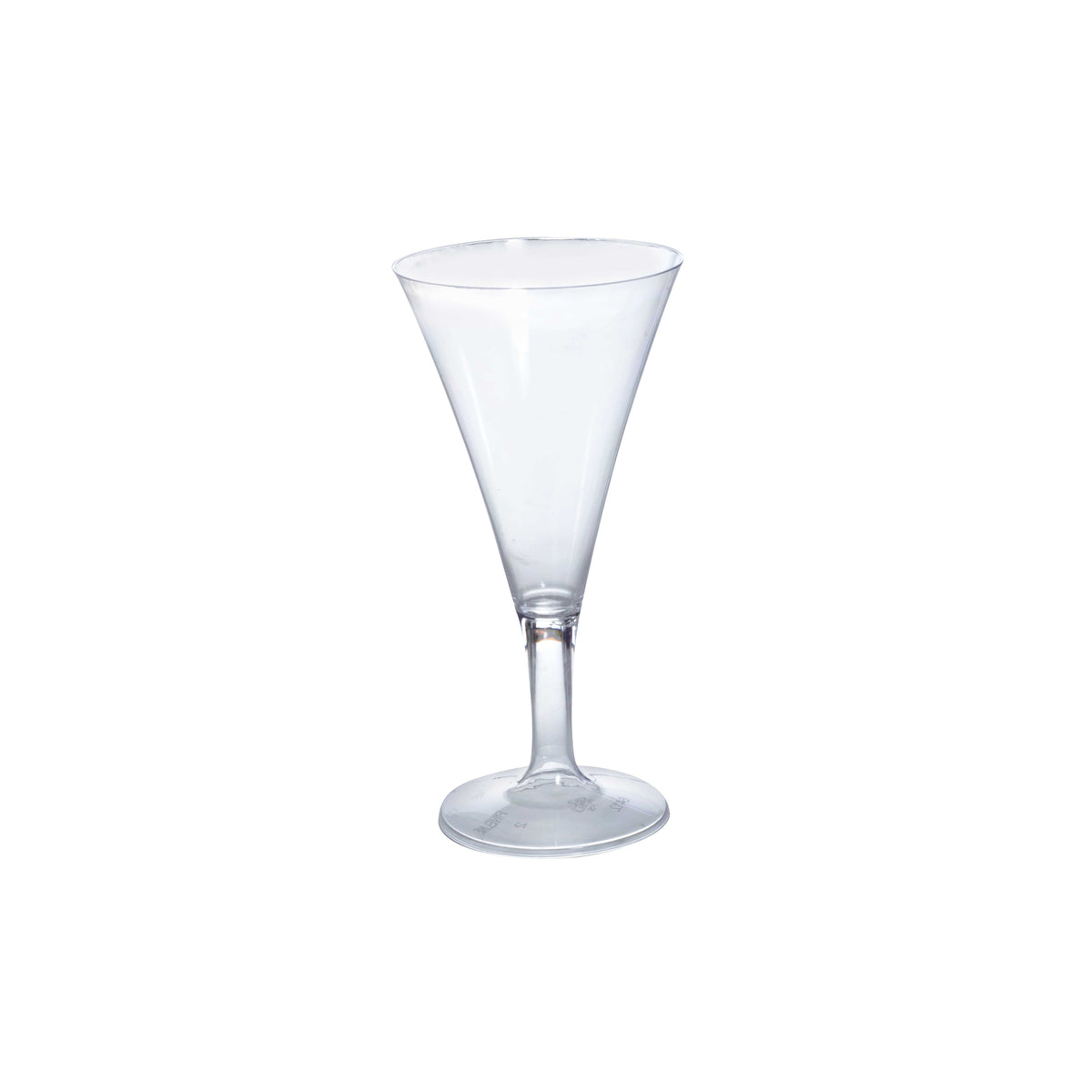 Tiny 1 Pc. Champagne Flute - 2 oz., Clear — Case of 96 (Item 6412-CL)