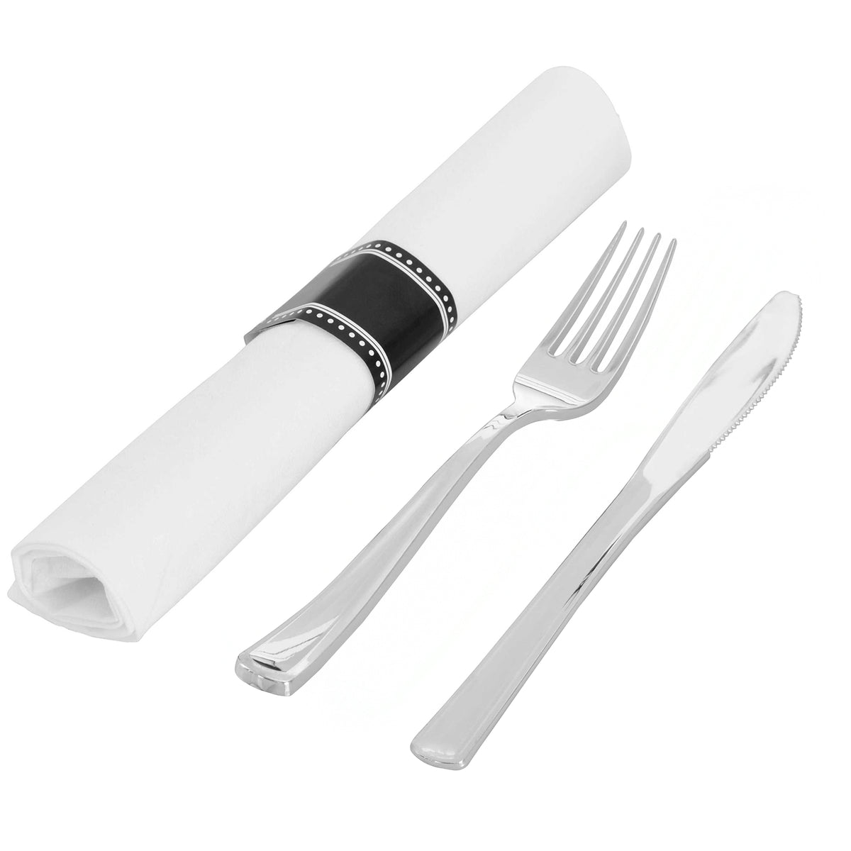 Napkin Roll - Fork,Knife, Silver — Case of 100 (Item 720)