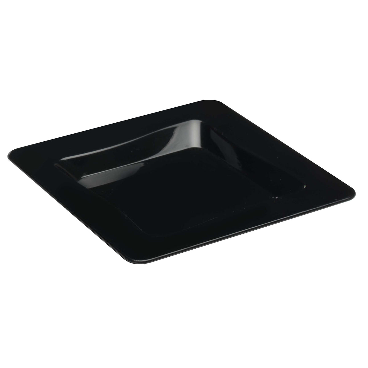 3" x 3" Tiny Trays, Black (Fineline B6200-BK)