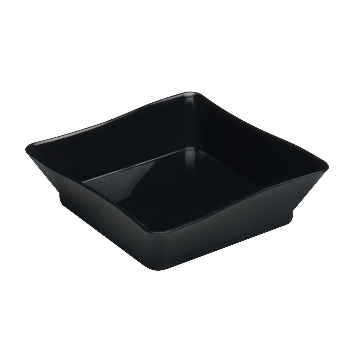 2.25" X 2.25" Tiny Trays, Black — Case of 200 (Item B6201-BK)