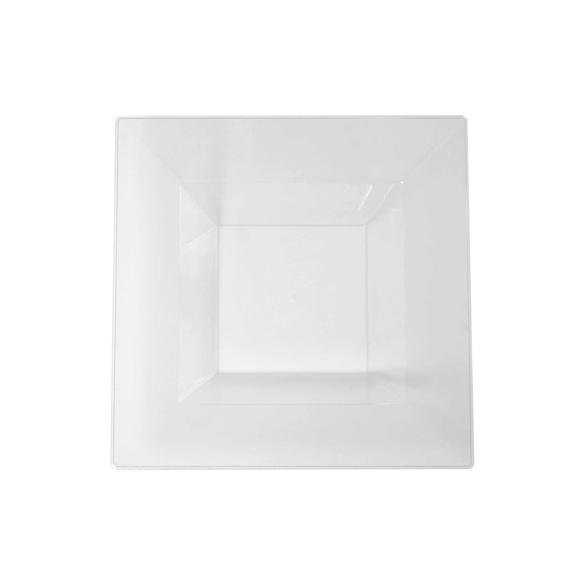 12 oz. Square Bowl, Clear — Case of 120 (Item 1612-CL)