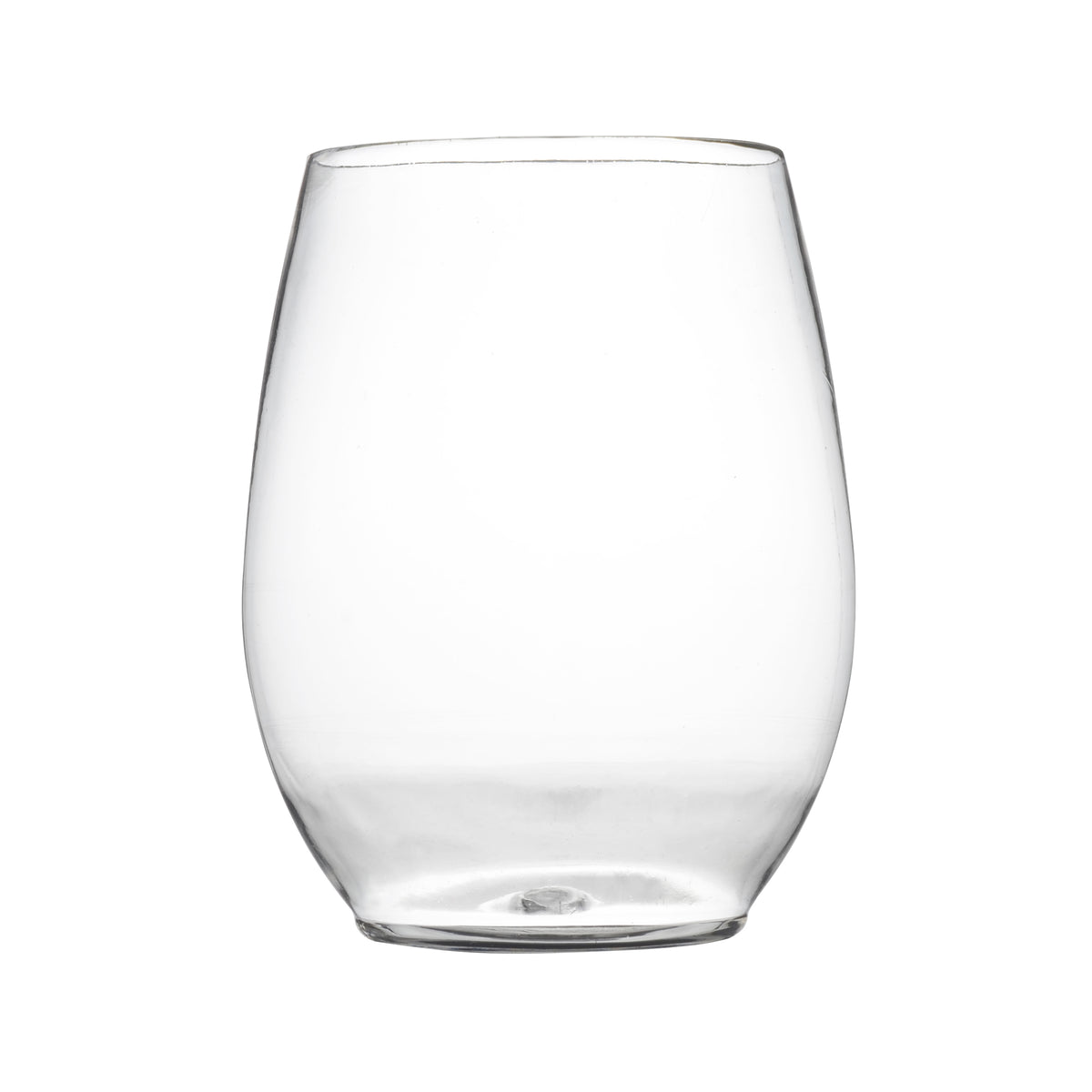 12 oz. Stemless Goblet, Clear — Case of 64 (Item 2712)