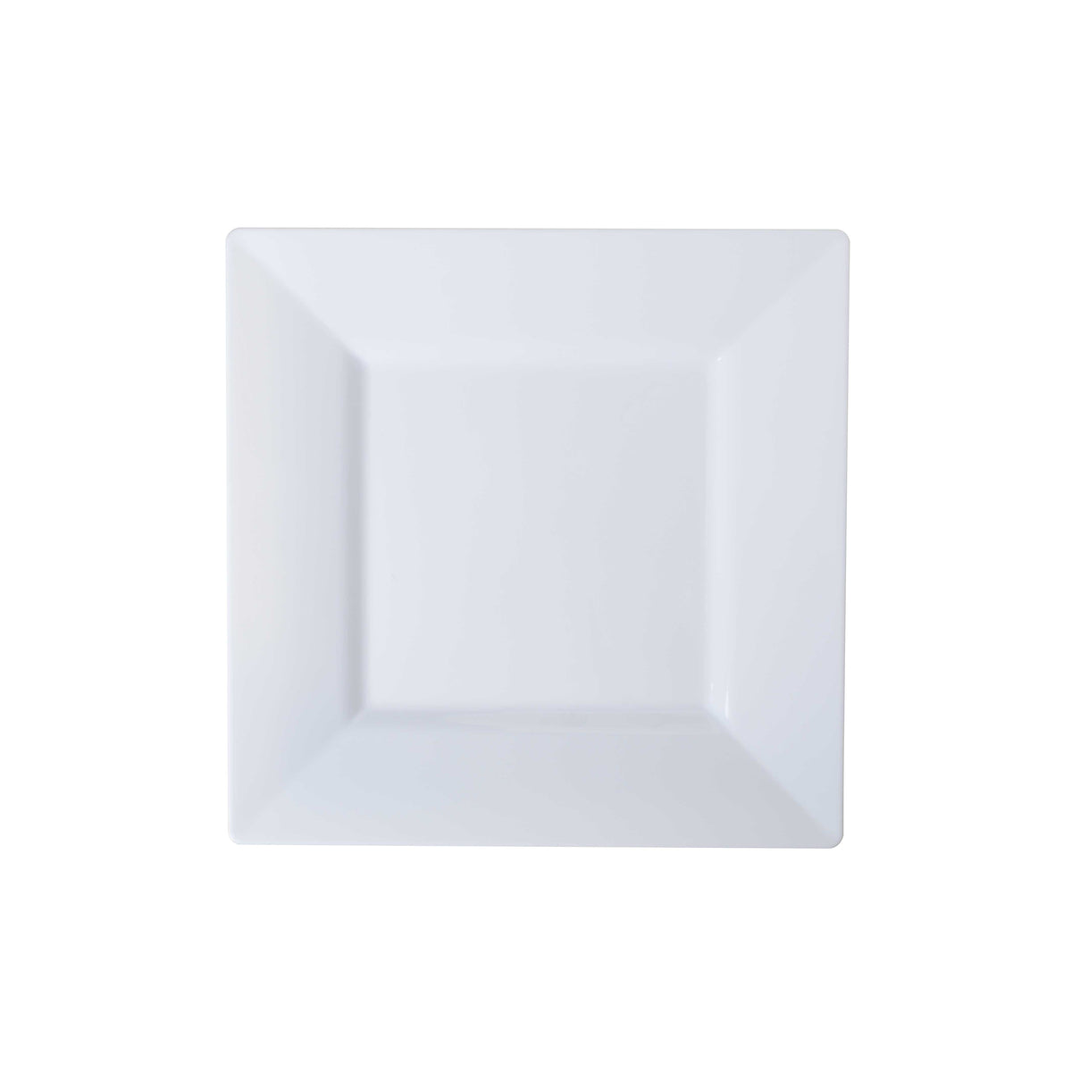 6.5" Square Dessert Plate, White — Case of 120 (Item 1606-WH)