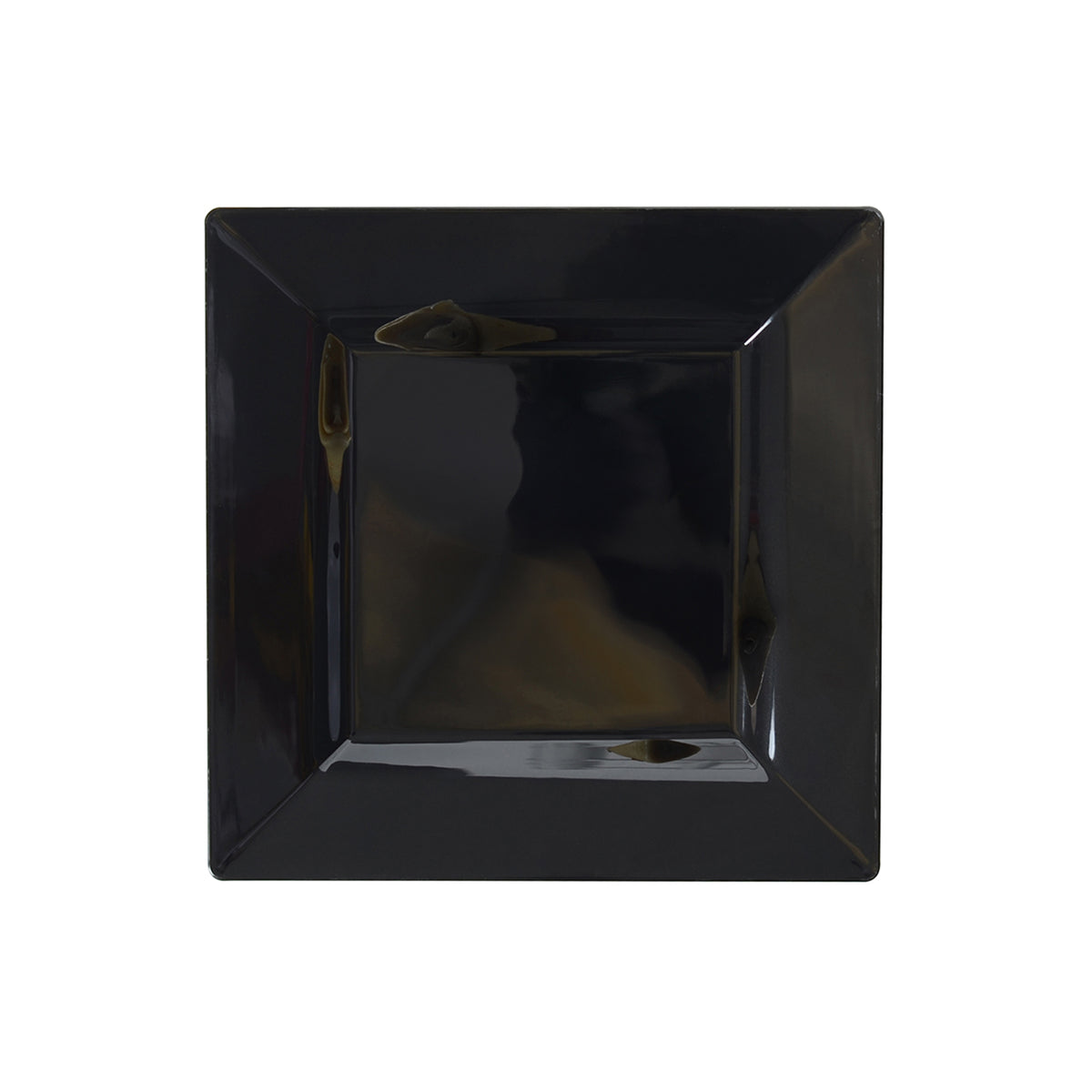 4.5" Square Cocktail Plate, Black (Fineline 1604-BK)