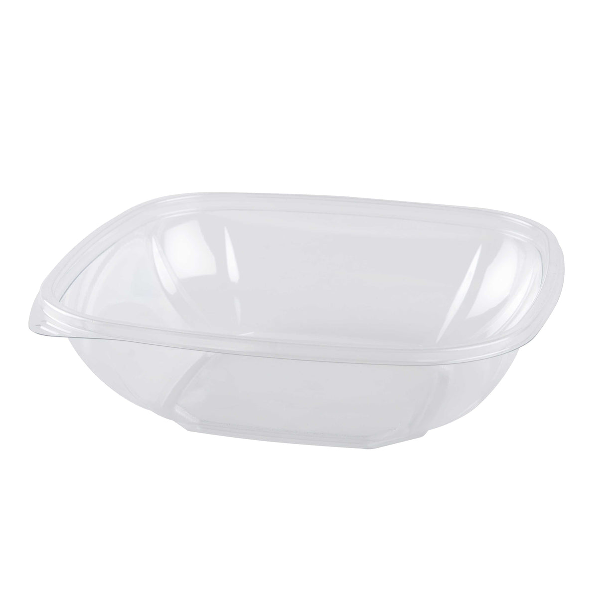 32 oz. Medium, Square Bowl PET, Clear — Case of 300 (Item 15032M-CL)