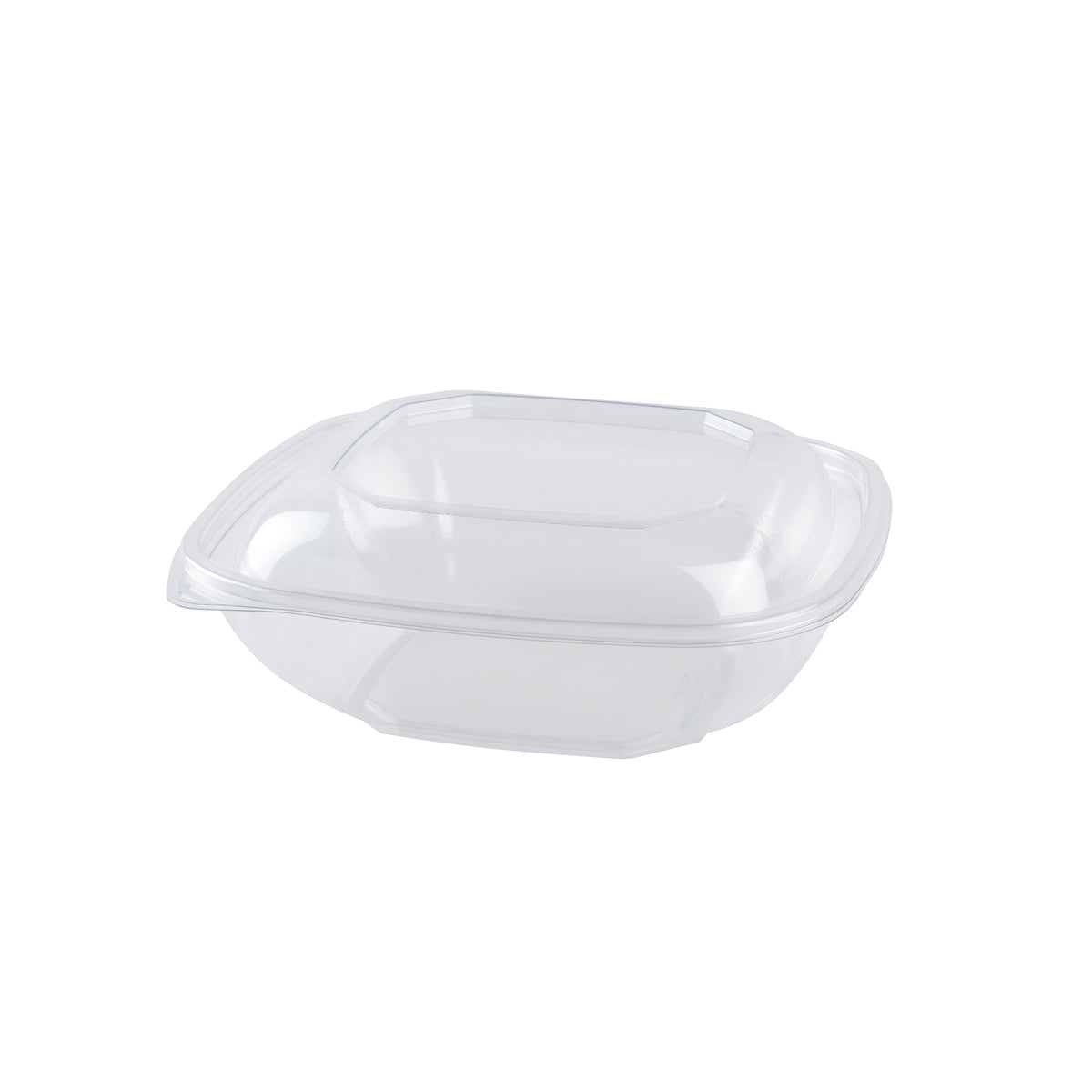 Dome Lid for Medium Square Bowls PET, Clear — Case of 300 (Item 15234M-L)