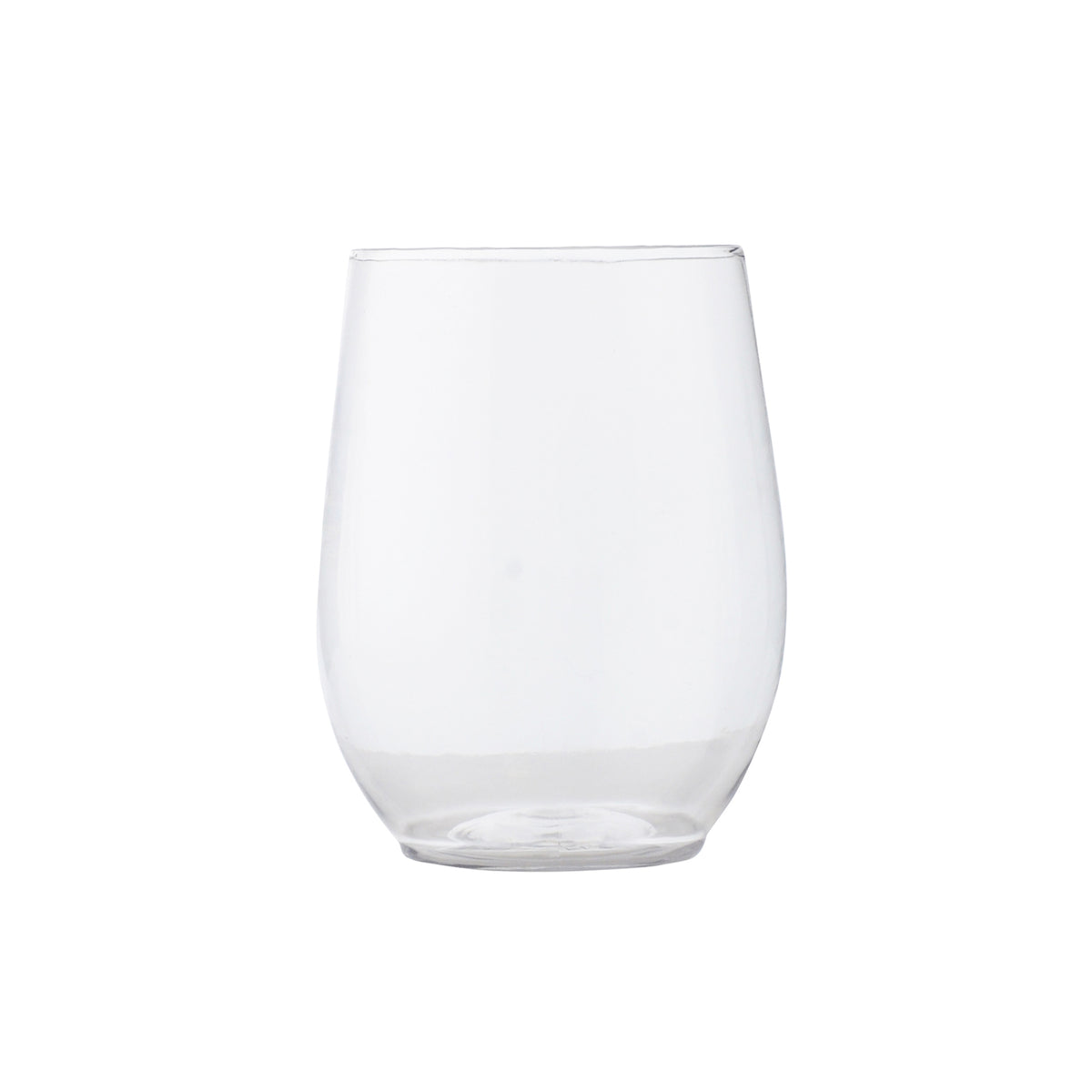 12 oz. Stemless Goblet, 6/pk, Clear — Case of 48 (Item 2722-CL)