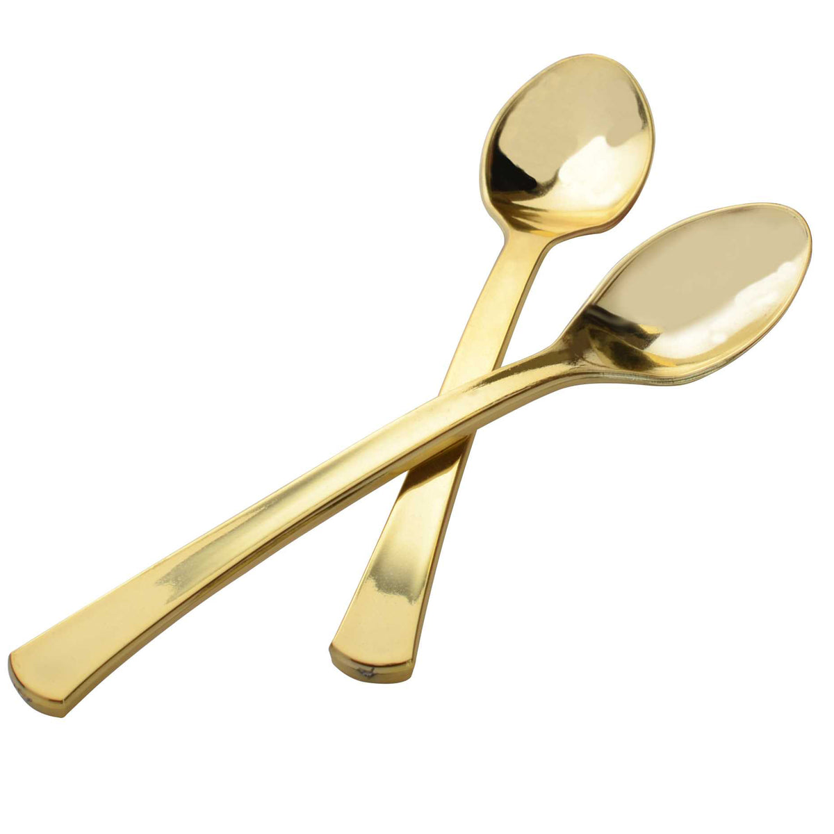 4" Tiny Spoons, Gold — Case of 576 (Item 7501)