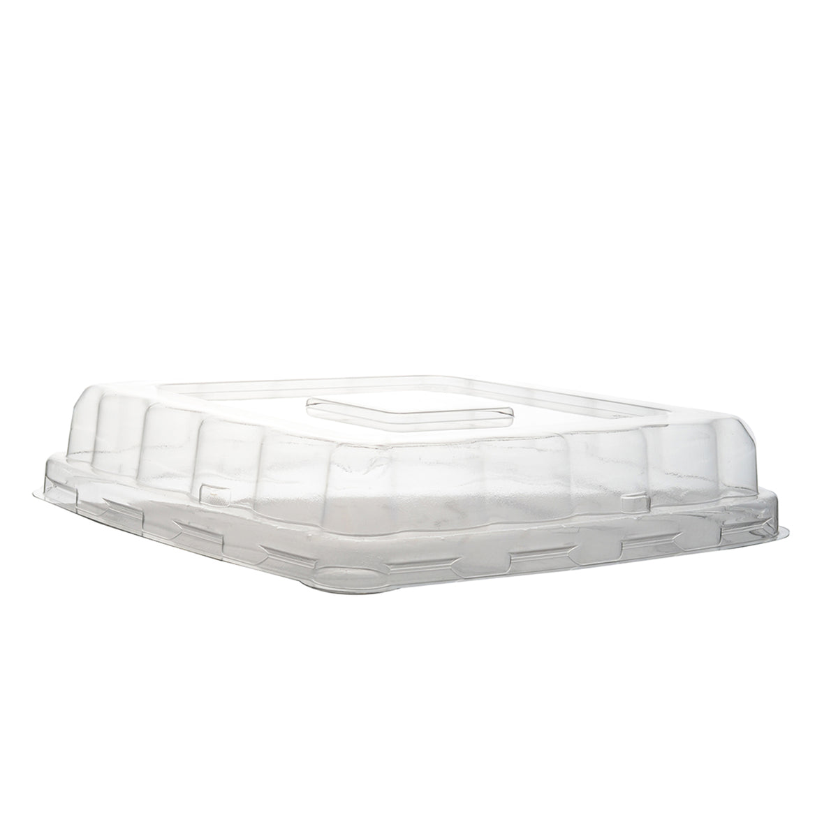 7" Dome Lid for Square Bowls, Clear — Case of 300 (Item 42SBL)