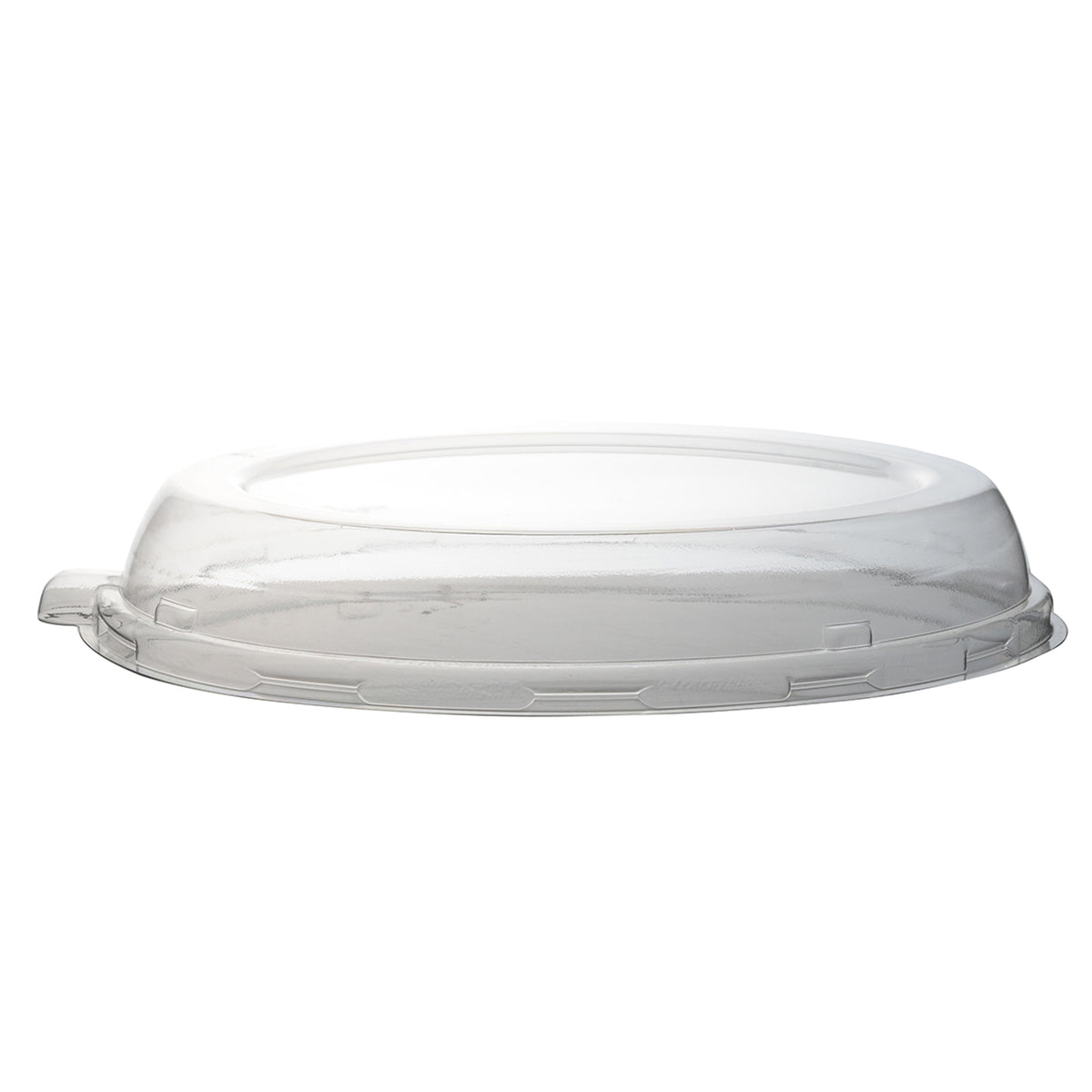 10" X 7.5" Dome Lid for 32 oz. Oval Bowl, Clear — Case of 250 (Item 42OBL32)