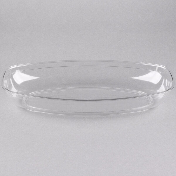 Fineline 1 Qt. Clear Plastic Luau Bowl Select Color Clear White Black- 50/Case