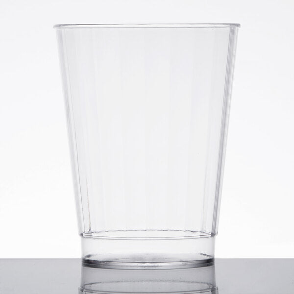 Fineline 10 oz. Clear Hard Plastic Crystal Tumbler - 240/Case