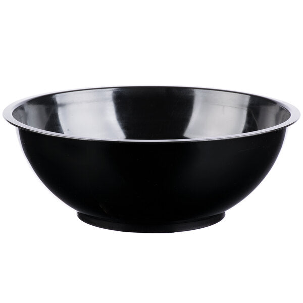 Fineline ReForm 80 oz. Tall Microwavable Plastic Catering Bowl Select Color Black White- 25/Case