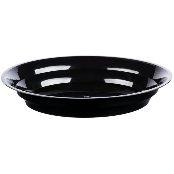 Fineline ReForm 128 oz. Microwavable Plastic Catering Bowl Select Color Black White- 25/Case