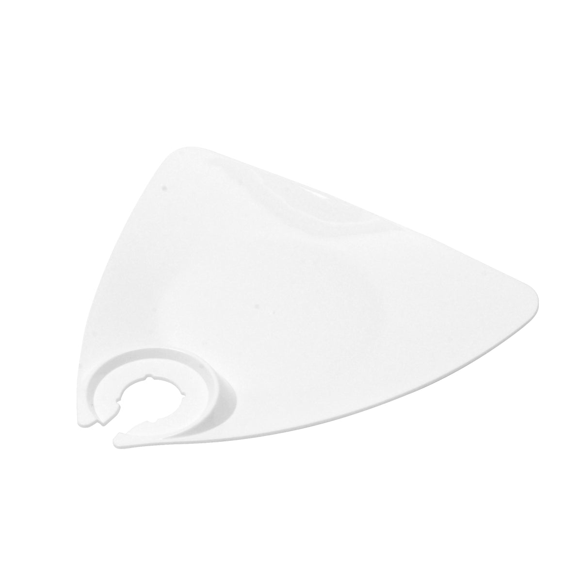 Triangle Cocktail Plate, Clear — Case of 120 (Item EMI-TRBP9.CL)
