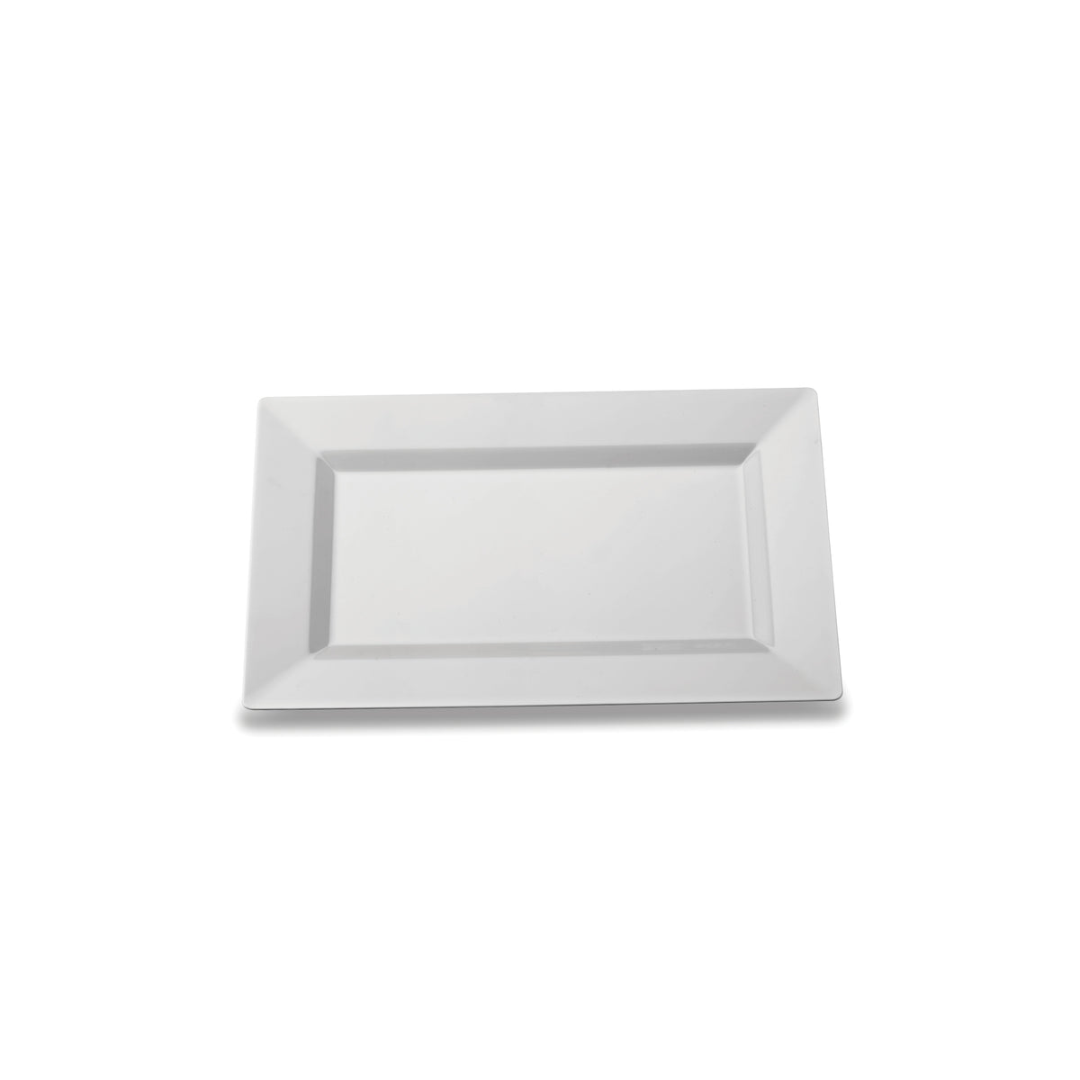 7.5" X 5.5" - Rectangular Dessert Plate, White — Case of 120 (Item EMI-RP6.WH)