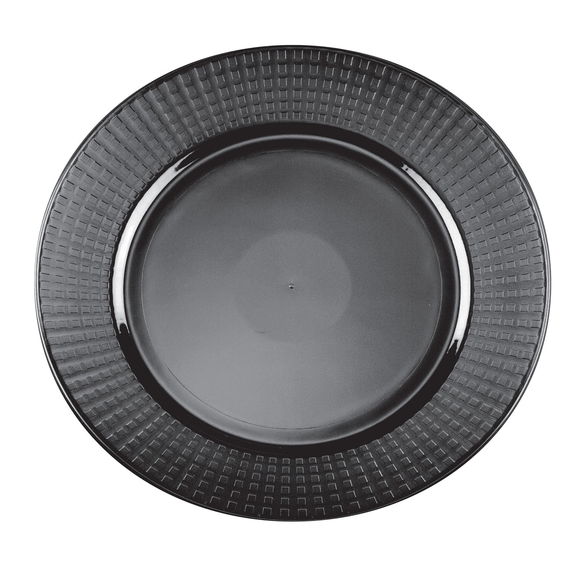10" Dinner Plate, Black — Case of 120 (Item EMI-MJP10.BK)
