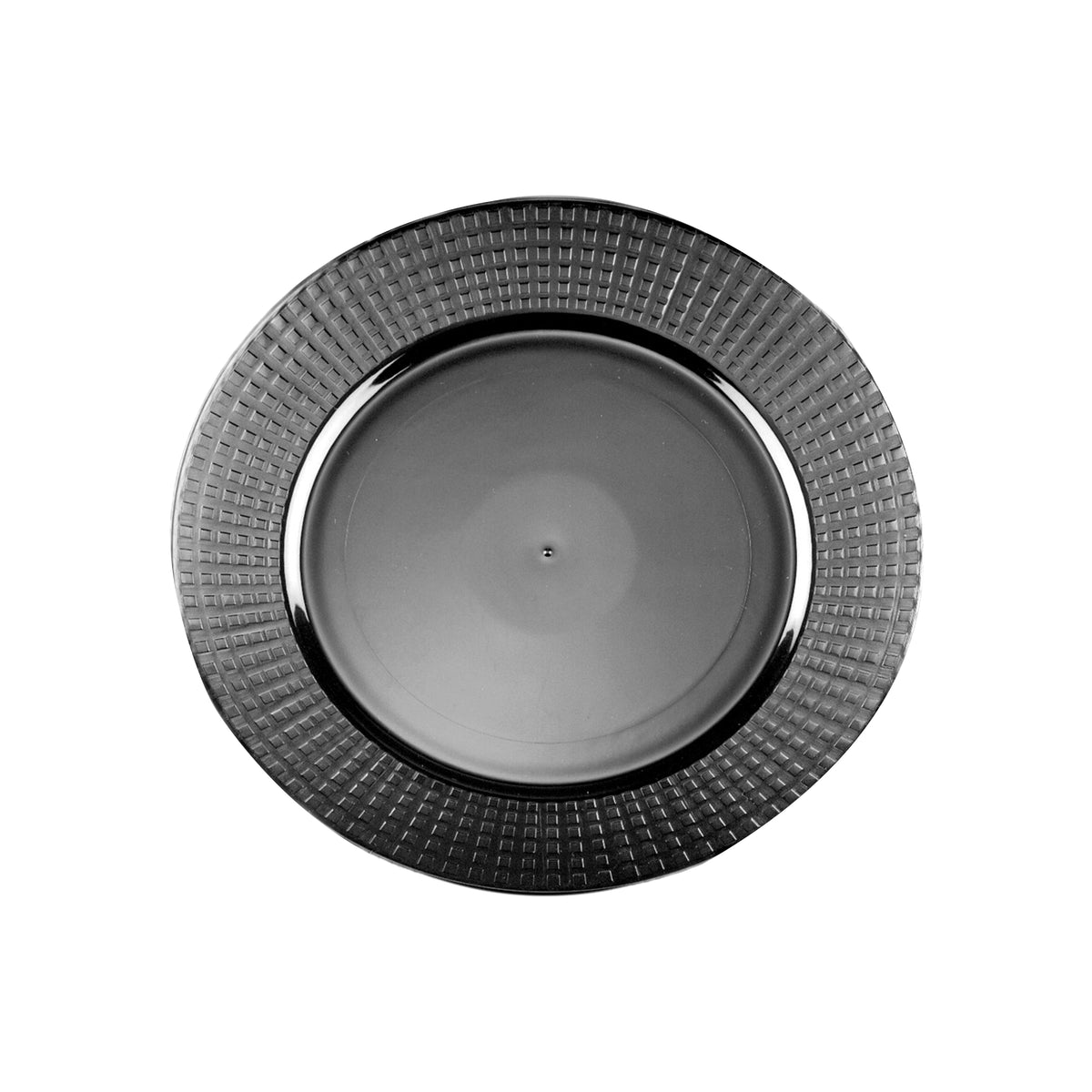 6" Dessert Plate, Black (Fineline EMI-MJP6.BK)