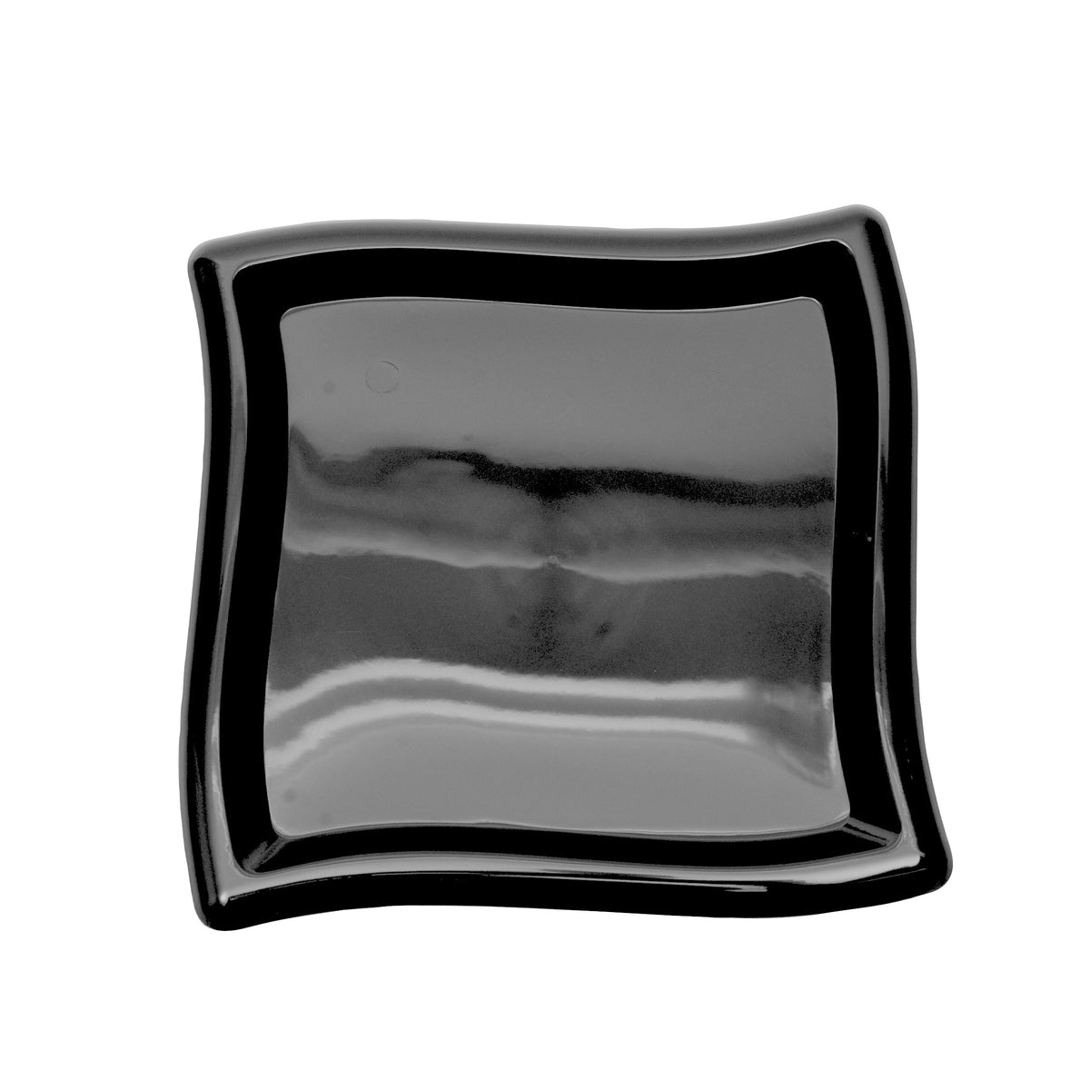 6.5" Dessert Plate, Black — Case of 120 (Item EMI-WP7.BK)
