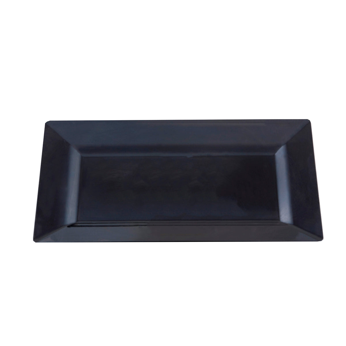 10" X 6.5" Rectangular Salad Plate, Black — Case of 120 (Item EMI-RP8.BK)