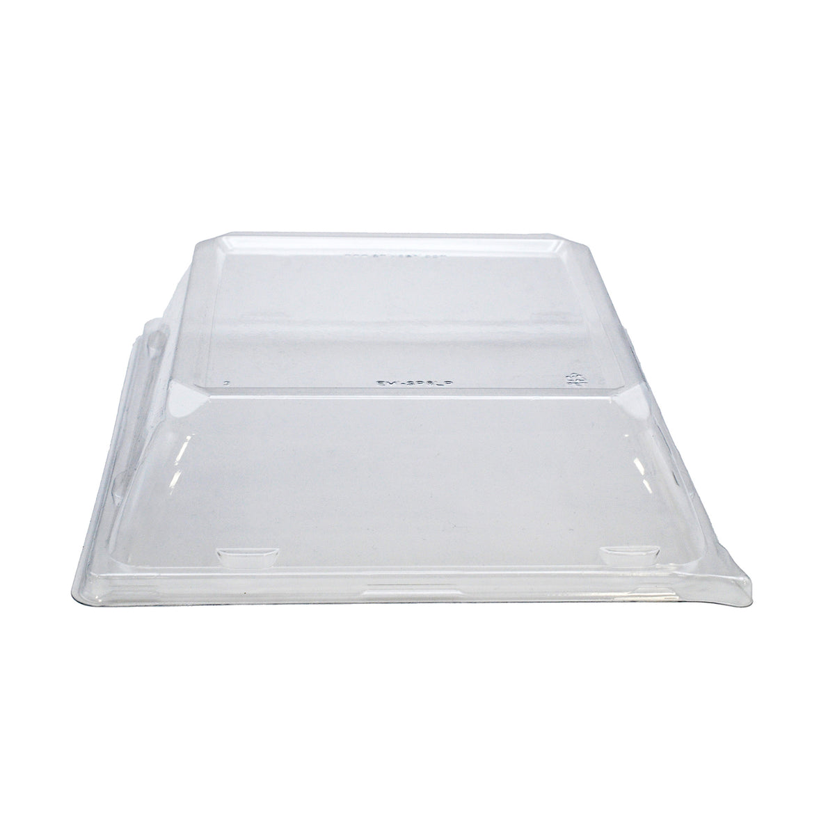 8" Square PET Dome Lid, Clear — Case of 120 (Item EMI-SP8LP)