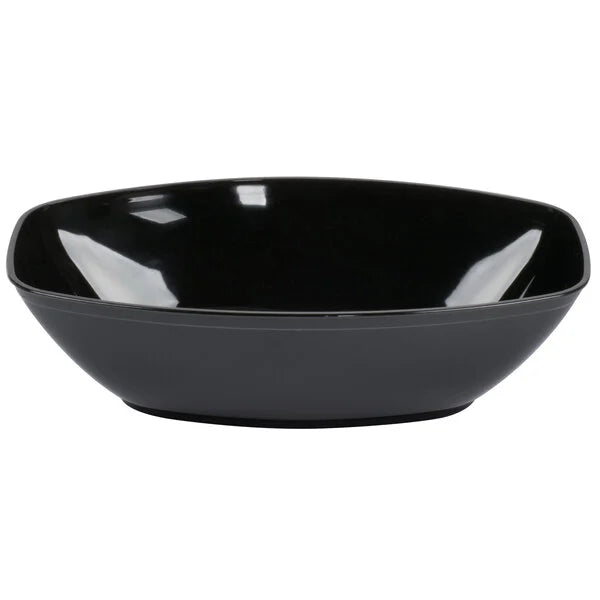 Fineline 64 oz. Plastic Oval Luau Bowl Select Color Black White Clear - 50/Case