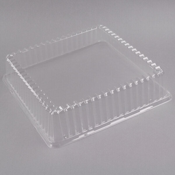 Fineline 14" x 14" Clear Plastic Square Dome Lid - 40/Case