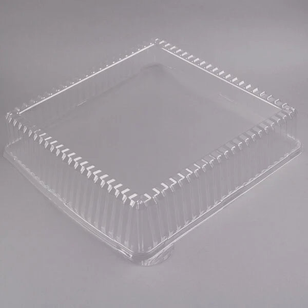Fineline 16" x 16" Clear Plastic Square Dome Lid - 40/Case
