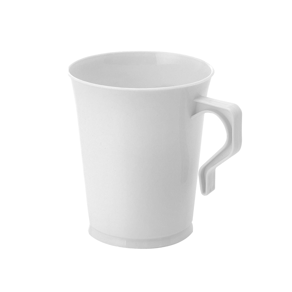 8 oz. Coffee Mugs, PP, White — Case of 500 (Item EMI-PPCM8.WH)