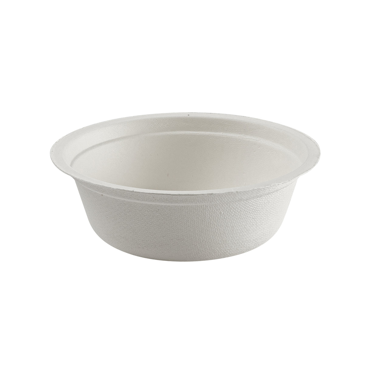 16 oz. Round Bowl - PFAS Free, White — Case of 500 (Item 43DRB16.WH)