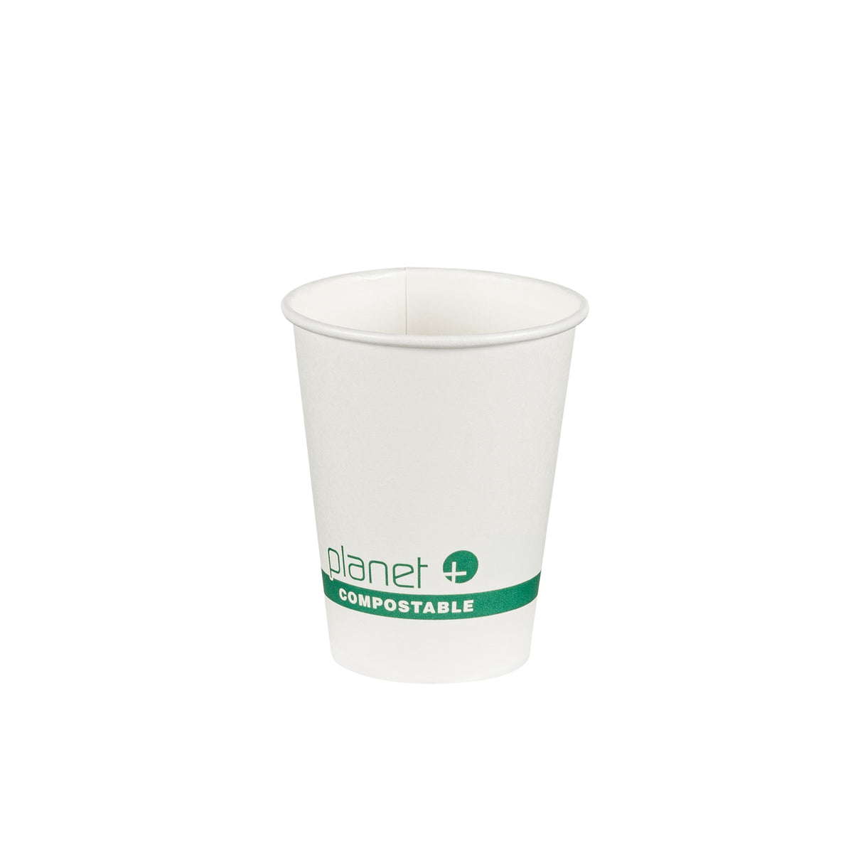 8 oz. PLA Lined Hot Cup (80 mm), White — Case of 1000 (Item 47PLC8)