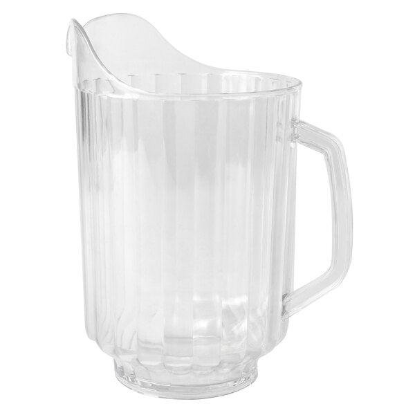 8" - 60 oz. Half Gallon Pitcher, Clear — Case of 12 (Item 550.CL)
