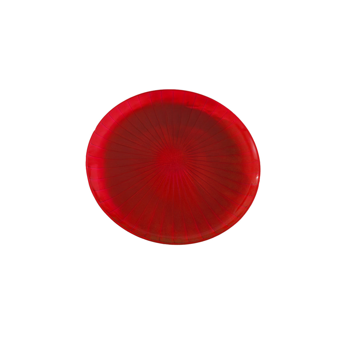 12" Classic Round Tray, Red — Case of 25 (Item EMI-420.RD)