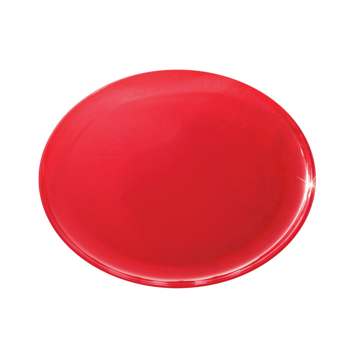 18" Classic Round Tray, Red — Case of 25 (Item EMI-480.RD)